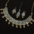 Ishhaara Simple Mirror Necklace Set