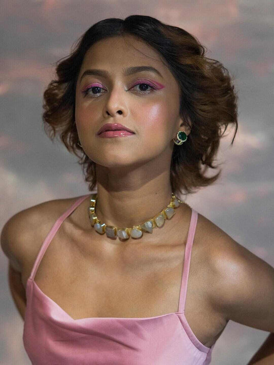Ishhaara Yohani In Quartz Sparklet Choker