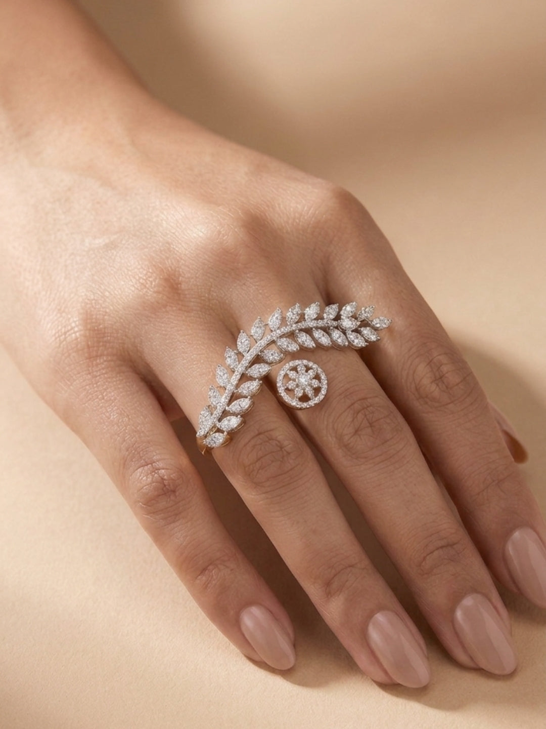 Ishhaara Zircon Finger Ring