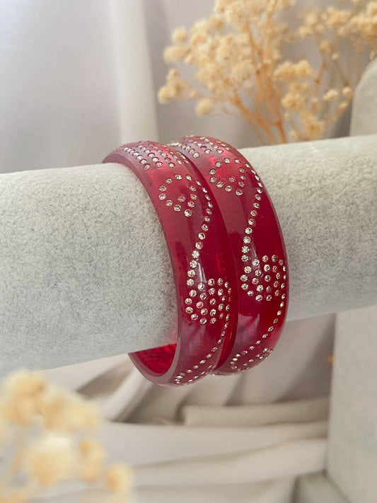 Ishhaara Zircon Gemstone Bangles