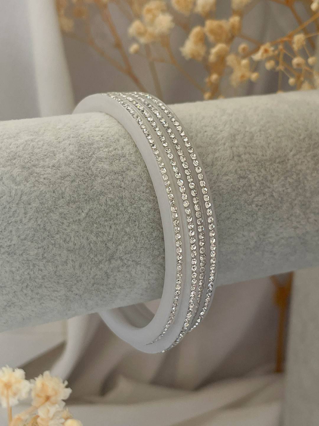 Ishhaara Zirocon Stone Bangle Set