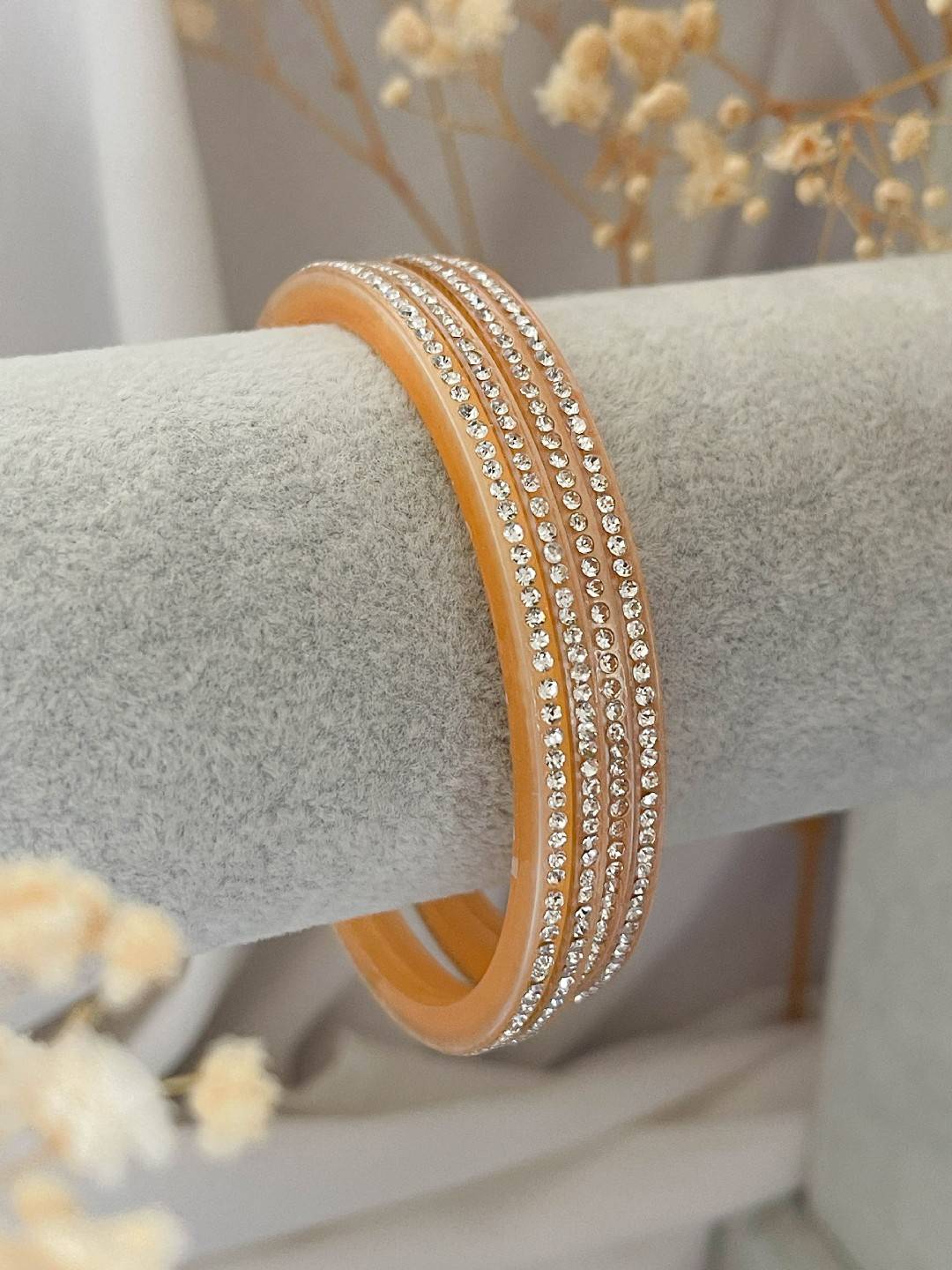 Ishhaara Zirocon Stone Bangle Set